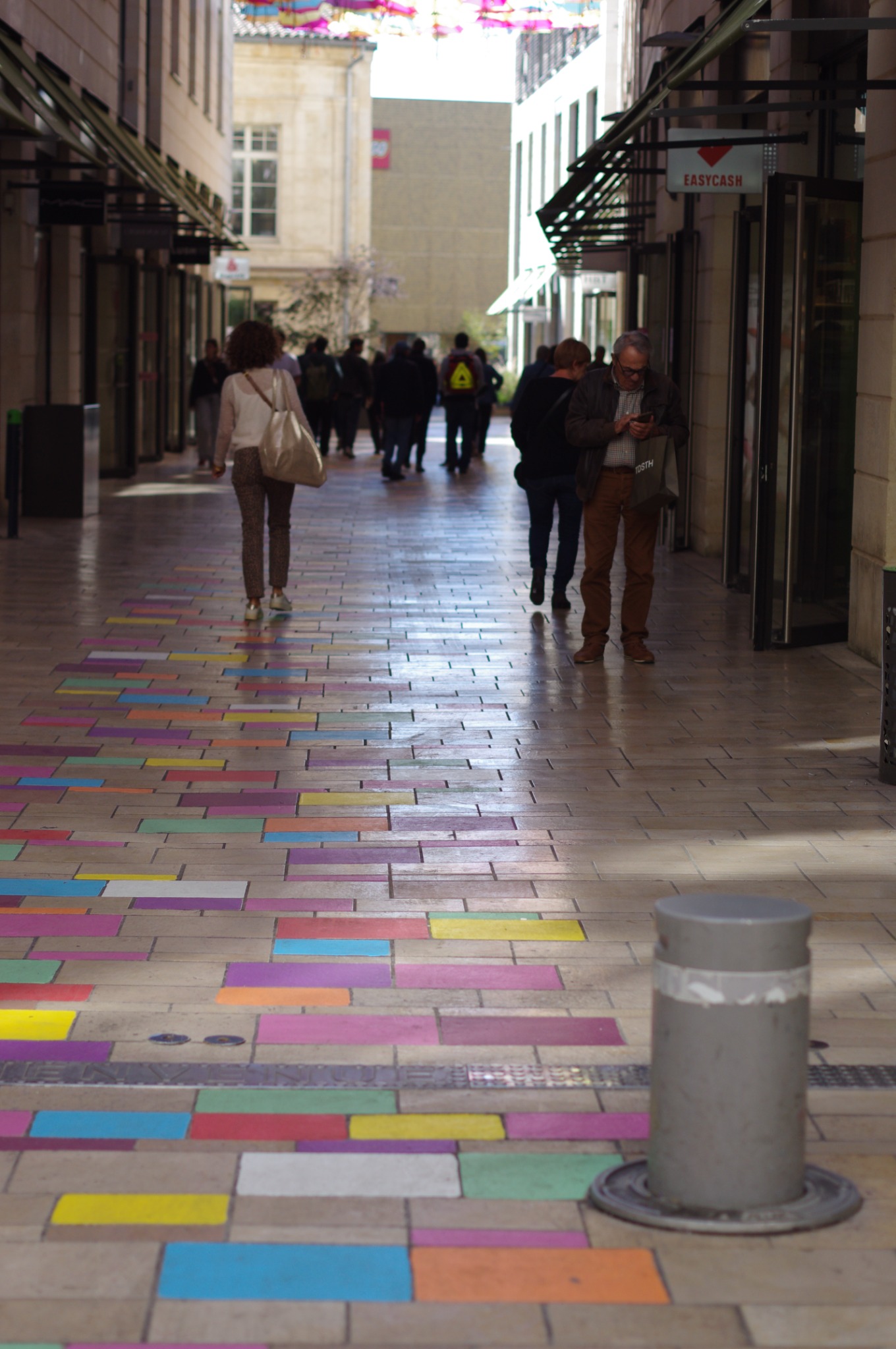 Le parcours coloré dans la Promenade Sainte-Catherine